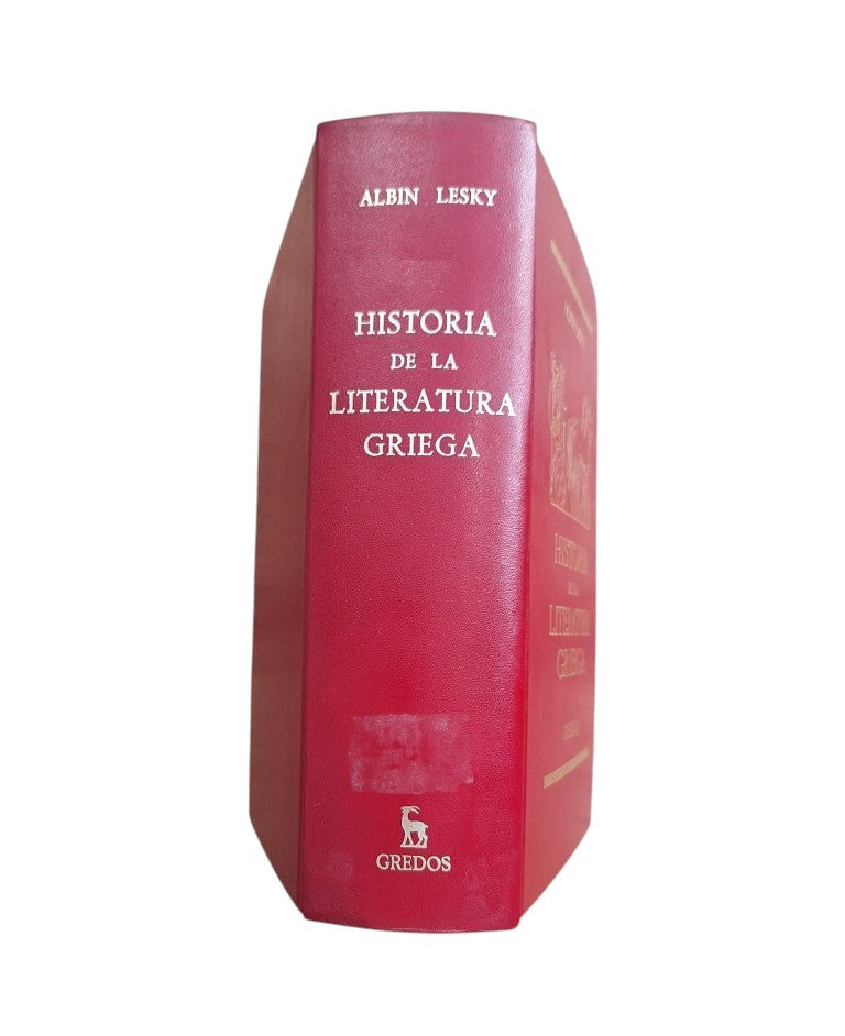 Lesky, Albin.- HISTORIA DE LA LITERATURA GRIEGA