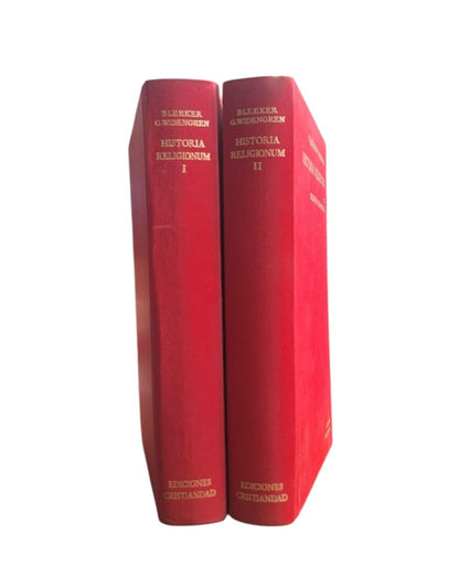 Jouco Bleeker, C. & Widengren, Geo.- HISTORIA RELIGIONUM. MANUAL DE HISTORIA DE LAS RELIGIONES (I-II)