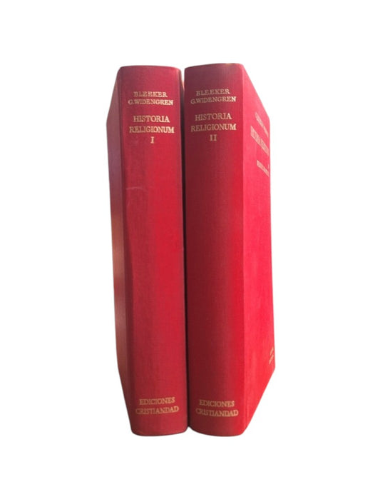 Jouco Bleeker, C. & Widengren, Geo.- HISTORIA RELIGIONUM. MANUAL DE HISTORIA DE LAS RELIGIONES (I-II)