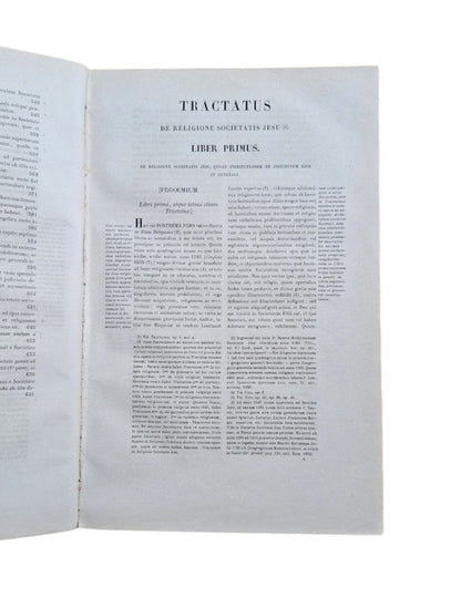 Suarez, R. P. Francisci.- TRACTATUS DE RELIGIONE SOCIETATIS JESUS