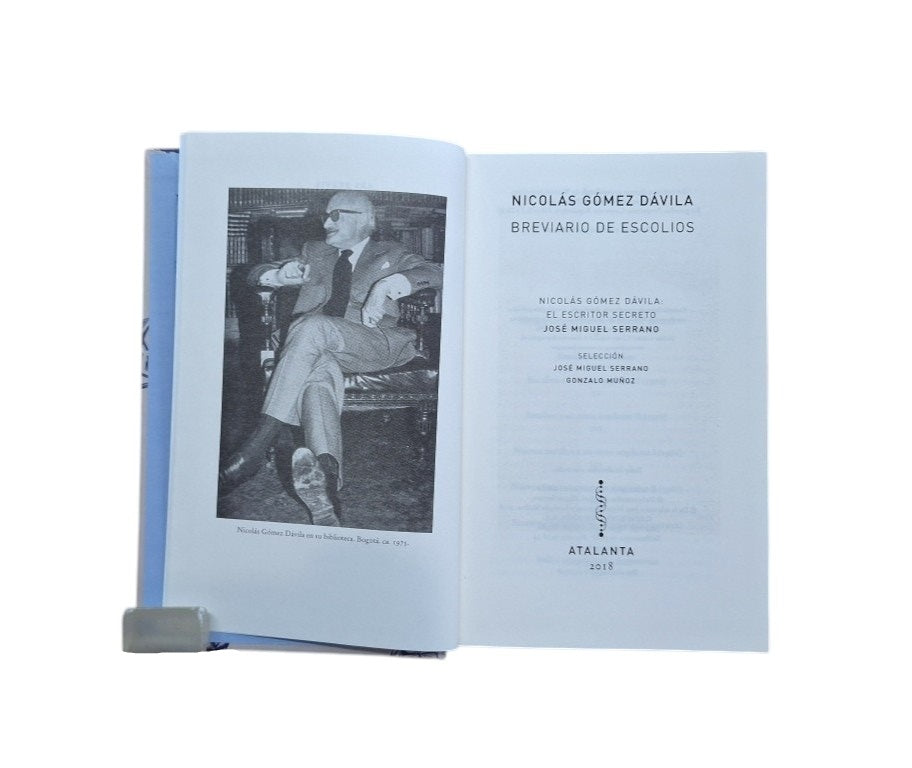 Gómez Dávila, Nicolás.- BREVIARIO DE ESCOLLOS (AFORISMOS)
