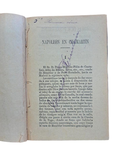 Pérez Galdós, B.- NAPOLEON IN CHAMARTÍN