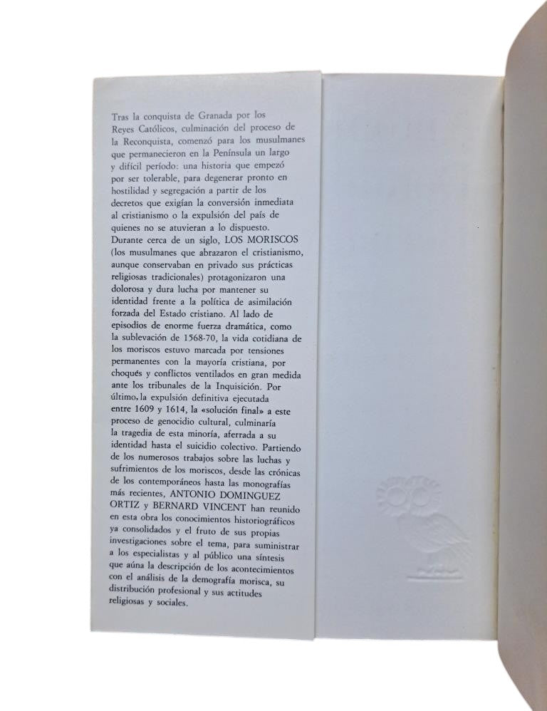 Domínguez Ortiz, A. & Vincent, B.- HISTORIA DE LOS MORISCOS. VIDA Y TRAGEDIA DE UNA MINORÍA