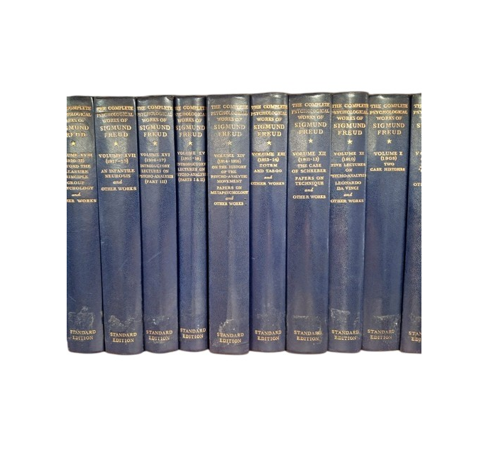 Freud, Sigmund.- THE STANDARD EDITION OF THE COMPLETE PSYCHOLOGICAL WORKS (24 VOLS.)