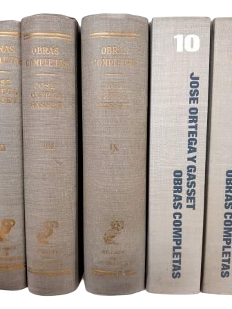 Ortega y Gasset, José.- COMPLETE WORKS (11 VOLS.)