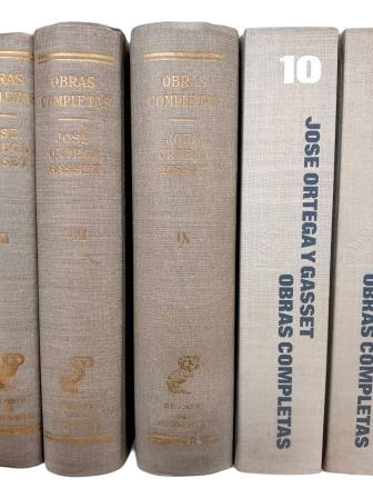 Ortega y Gasset, José.- OBRAS COMPLETAS (11 VOLS.)