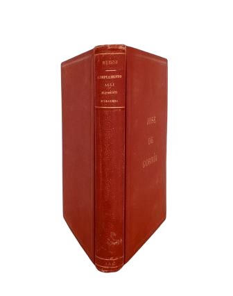 Rubini, R.- AGLI ELEMENTI D' ALGEBRA COMPLEMENT