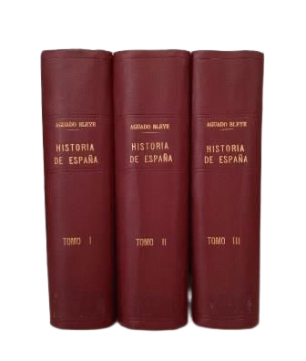 Aguado Bleye, Pedro.- MANUAL DE HISTORIA DE ESPAÑA (I-II-III)