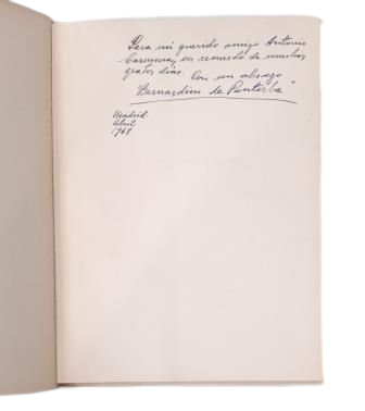 Pantorba, Bernardino de.- THE PAINTER LÓPEZ CABRERA. BIOGRAPHICAL AND CRITICAL ESSAY