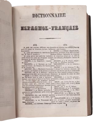 NT- FRENCH-SPANISH DICTIONARY + SPANISH-FRENCH DICTIONARY