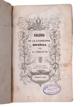 Ferrer del Río, D.A.- GALERÍA DE LA LITERATURA ESPAÑOLA