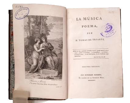 Yriarte, Tomás de.- LA MÚSICA, POEMA.