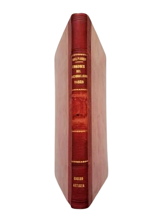 Balparda, Gregorio de.- ERREURS DU NATIONALISME BASQUE