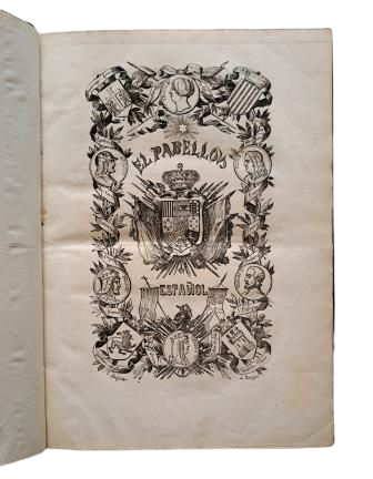 Calonge y Pérez, Ignacio.- THE SPANISH PAVILION OR DICTIONARY OF BATTLES (I - II - III)