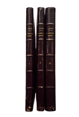 Calonge y Pérez, Ignacio.- THE SPANISH PAVILION OR DICTIONARY OF BATTLES (I - II - III)