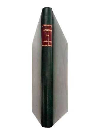 LE TESTAMENT DE CHARLES V