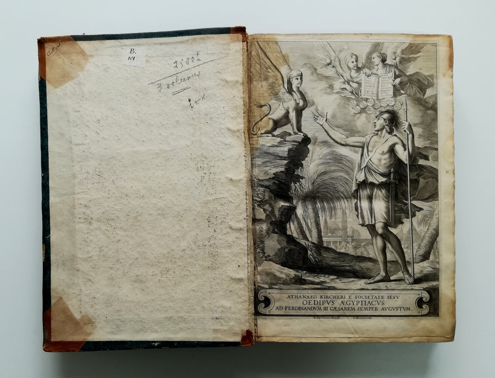 RESTAURATION D'ŒDIPUS ÉGYPTIEN.- Athanasius Kircher, Rome, 1652.